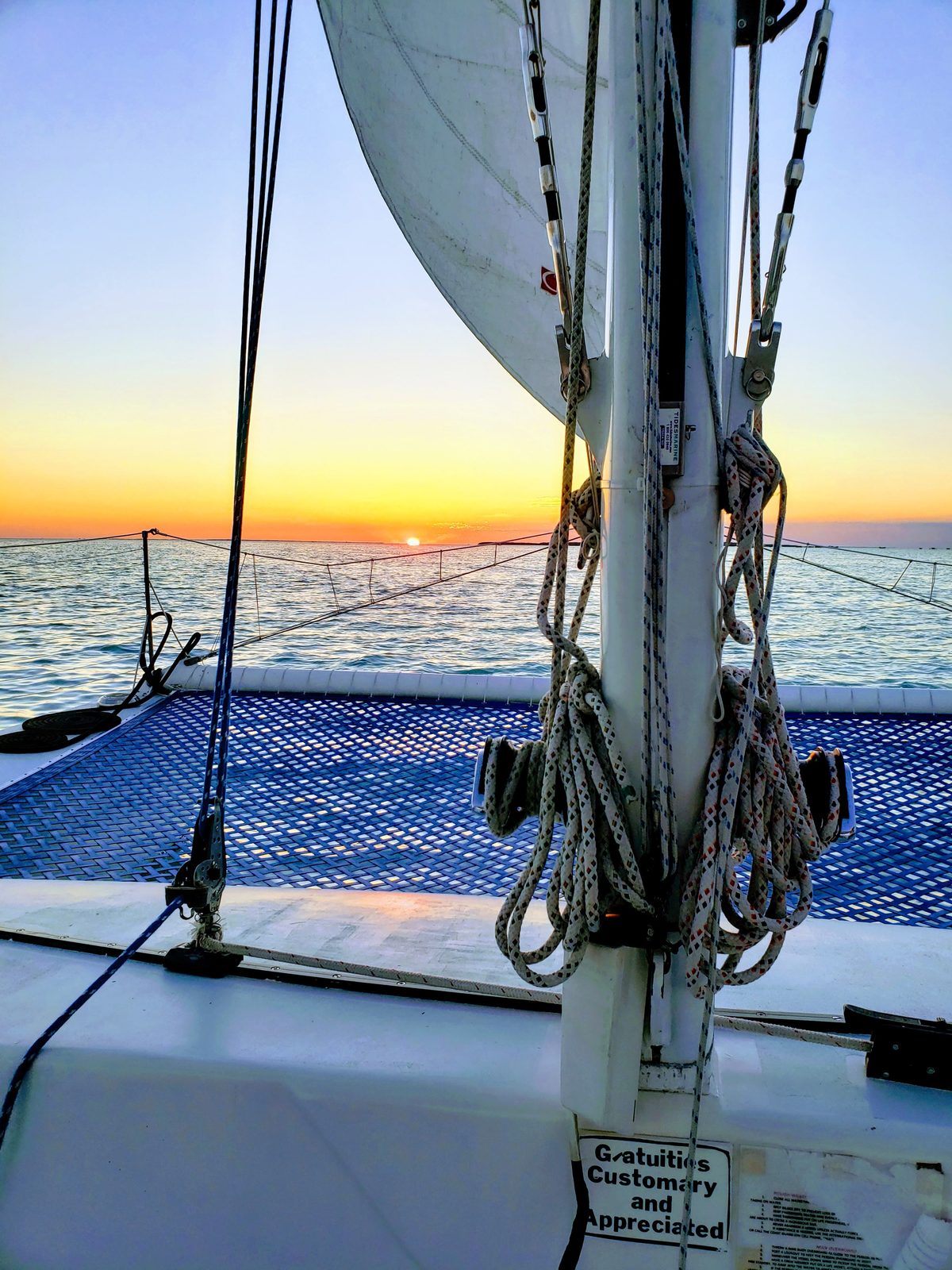 A private sunset sail away from the July 4th crowds on Florida Bay